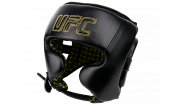 Шлем с защитой щек на шнуровке UFC (Черный - M)