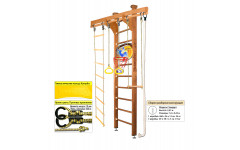 Шведская стенка Kampfer Wooden Ladder Ceiling Basketball Shield (№2 Ореховый Стандарт)