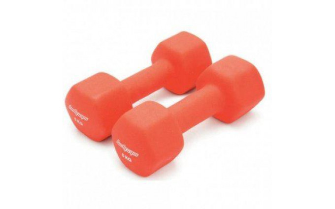 Неопреновые гантели Body Gym DB02 две 1кг